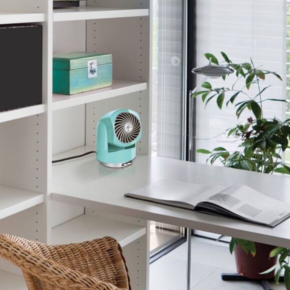 Vornado Flippi V6 Personal Air Circulator 2-Speed Mini Fan - 6.2” - Bliss Blue - Picture 7 of 8